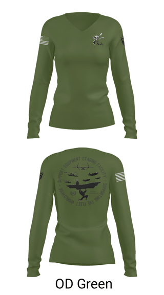 Women's Long Sleeve Vneck Shirt, , Navy, Teamtime, Team time, sublimation, custom sports apparel, team uniforms, spirit wear, spiritwear, sports uniforms, custom shirts, team store, custom team store, fundraiser sports, apparel fundraiser