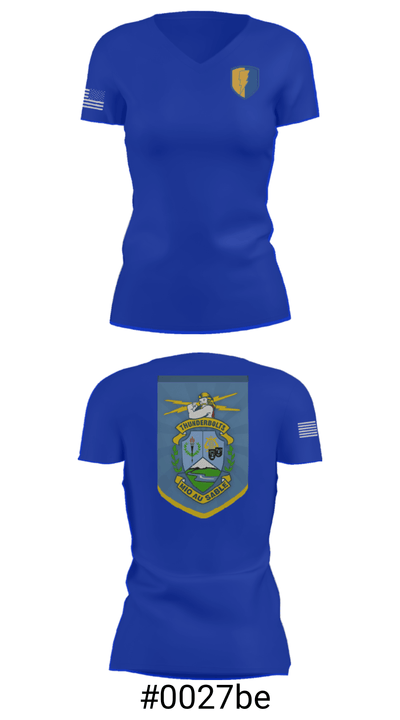 MIO Ausable schools 95382498 Women's Short Sleeve V-neck Shirt - 21