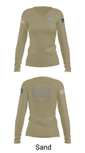 611 CES 65338274 Women's Long Sleeve V-neck Shirt - 47