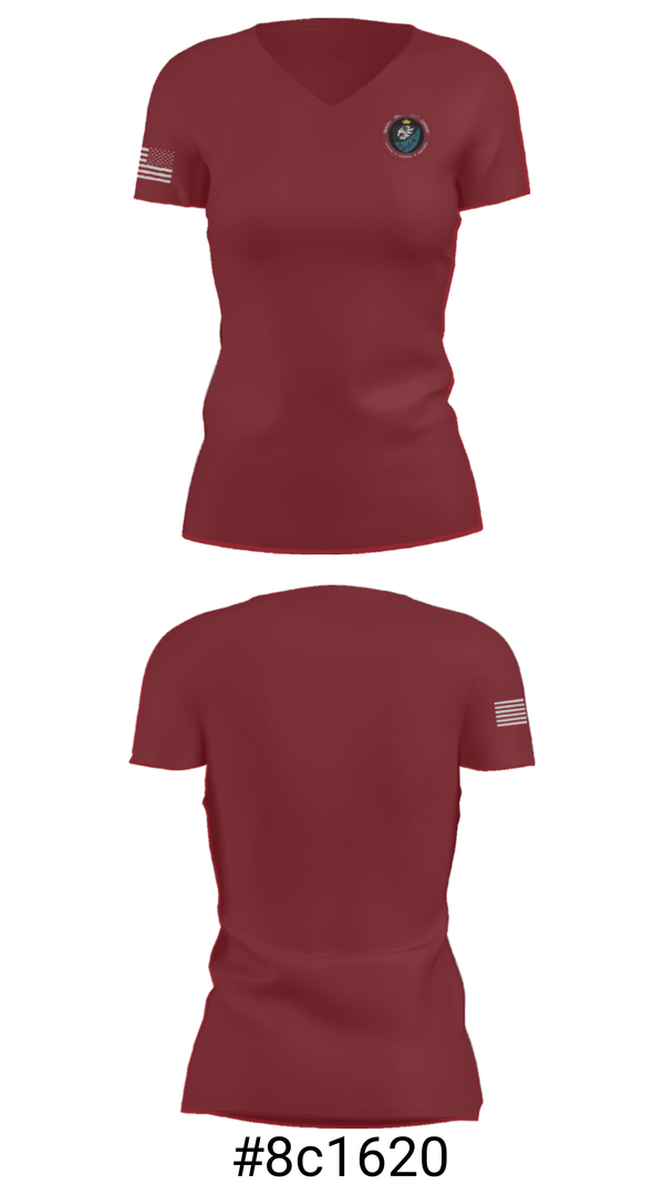 Women's Short Sleeve Vneck Shirt, Reach Leadership Steam Academy, Spirit Store, Teamtime, Team time, sublimation, custom sports apparel, team uniforms, spirit wear, spiritwear, sports uniforms, custom shirts, team store, custom team store, fundraiser sports, apparel fundraiser