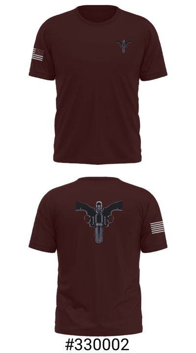 Tres Amigos 56993355 Short Sleeve Performance Shirt - 6