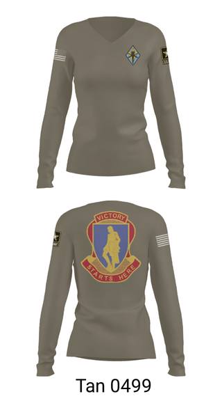 Women's Long Sleeve Vneck Shirt, Fort Jackson, Army, Teamtime, Team time, sublimation, custom sports apparel, team uniforms, spirit wear, spiritwear, sports uniforms, custom shirts, team store, custom team store, fundraiser sports, apparel fundraiser