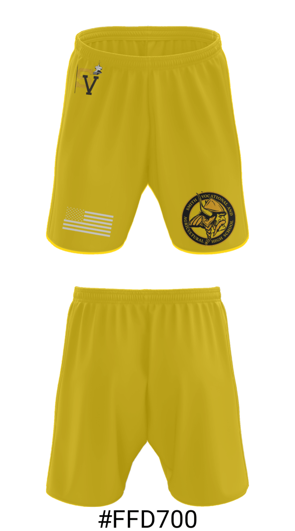 Athletic Shorts With Pockets, Smith Vocational and Agricultural High School Basketball, Women's Basketball, Teamtime, Team time, sublimation, custom sports apparel, team uniforms, spirit wear, spiritwear, sports uniforms, custom shirts, team store, custom team store, fundraiser sports, apparel fundraiser