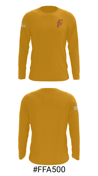 Flora High School Basketball 50260005 Long Sleeve Performance Shirt - 18