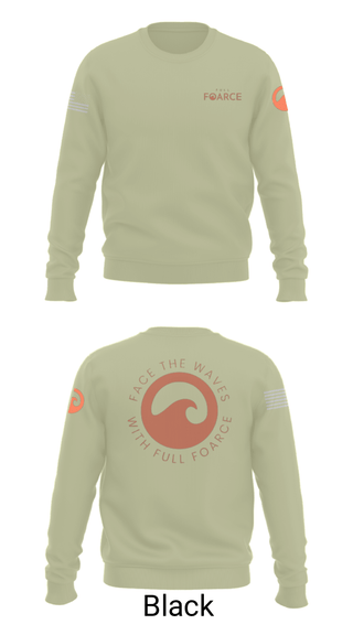 Crew Neck Sweatshirt, Full Foarce, Spirit Store, Teamtime, Team time, sublimation, custom sports apparel, team uniforms, spirit wear, spiritwear, sports uniforms, custom shirts, team store, custom team store, fundraiser sports, apparel fundraiser