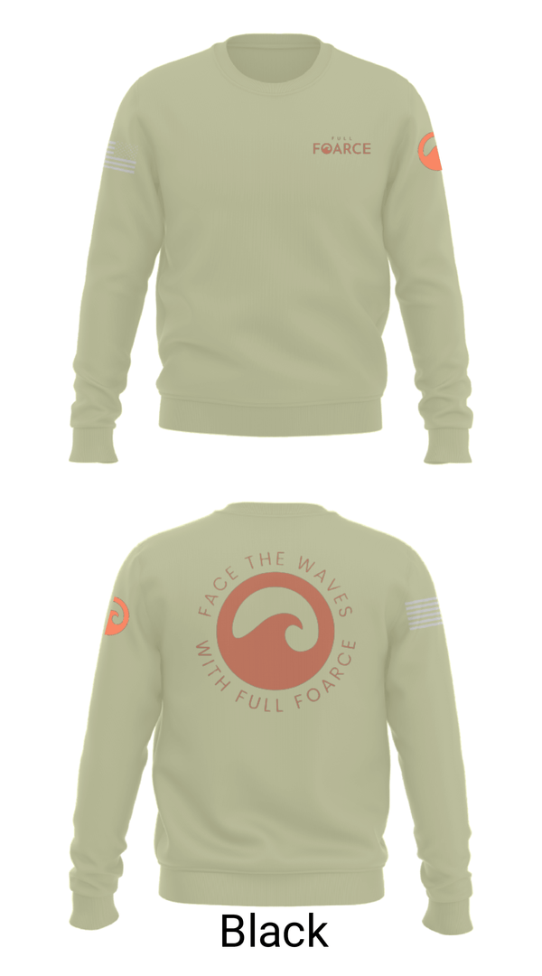 Crew Neck Sweatshirt, Full Foarce, Spirit Store, Teamtime, Team time, sublimation, custom sports apparel, team uniforms, spirit wear, spiritwear, sports uniforms, custom shirts, team store, custom team store, fundraiser sports, apparel fundraiser