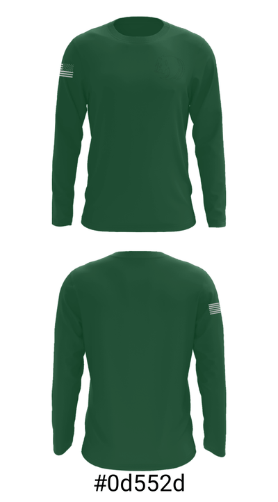 Pennfield High School Bowling 69652196 Long Sleeve Performance Shirt - 18