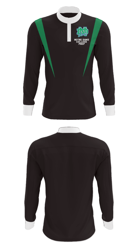 Quarter Zip Jacket, Notre Dame College Prep, Spirit Store, Teamtime, Team time, sublimation, custom sports apparel, team uniforms, spirit wear, spiritwear, sports uniforms, custom shirts, team store, custom team store, fundraiser sports, apparel fundraiser