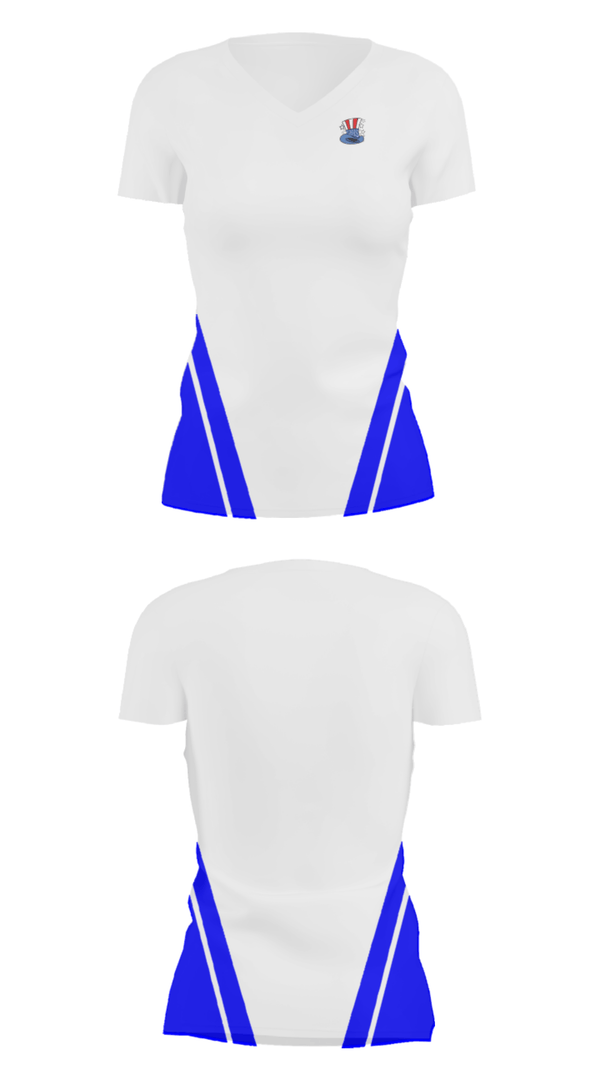 Women's Short Sleeve Vneck Shirt, Quincy High School Swimming, Swimming, Teamtime, Team time, sublimation, custom sports apparel, team uniforms, spirit wear, spiritwear, sports uniforms, custom shirts, team store, custom team store, fundraiser sports, apparel fundraiser