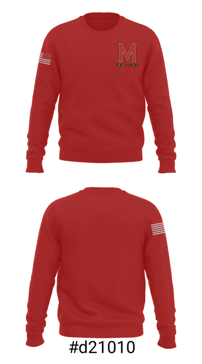 Maryland United Basketball 91556889 Crew Neck Sweatshirt - 16