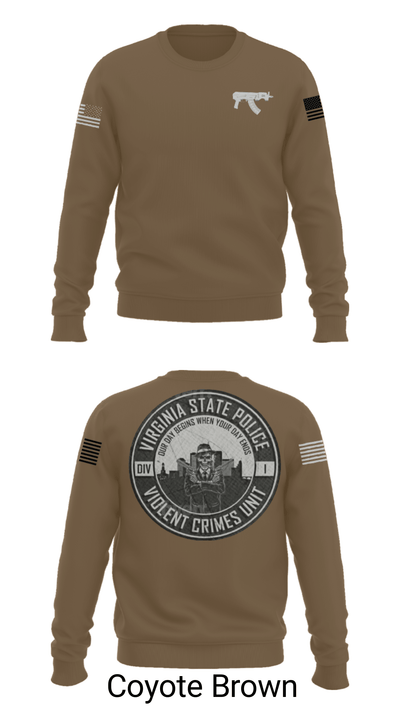 Violent Crimes Unit 81927816 Crew Neck Sweatshirt - 10