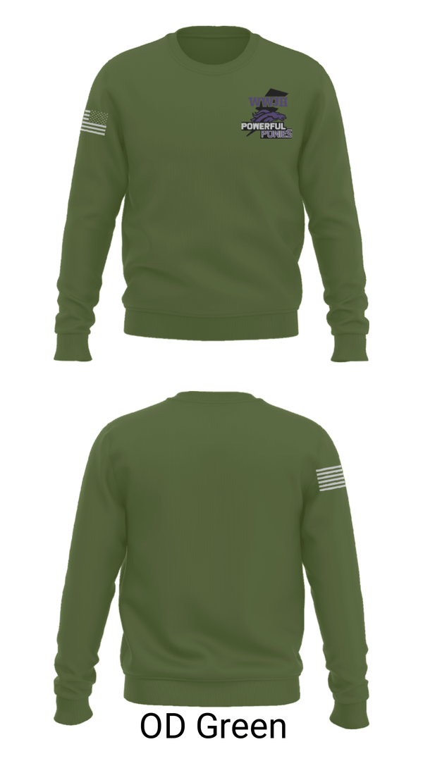 Crew Neck Sweatshirt, Woodrow Wilson Junior High School, Spirit Store, Teamtime, Team time, sublimation, custom sports apparel, team uniforms, spirit wear, spiritwear, sports uniforms, custom shirts, team store, custom team store, fundraiser sports, apparel fundraiser