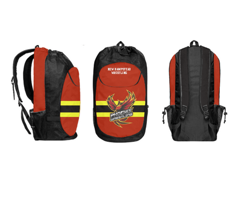 Gear Bag, New Hampstead Wrestling, Wrestling, Teamtime, Team time, sublimation, custom sports apparel, team uniforms, spirit wear, spiritwear, sports uniforms, custom shirts, team store, custom team store, fundraiser sports, apparel fundraiser