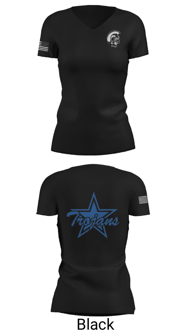 Women's Short Sleeve Vneck Shirt, Johnson County Middle School Basketball, Women's Basketball, Teamtime, Team time, sublimation, custom sports apparel, team uniforms, spirit wear, spiritwear, sports uniforms, custom shirts, team store, custom team store, fundraiser sports, apparel fundraiser