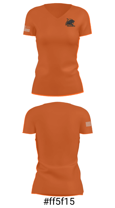 Lisbon Regional High School Basketball 9370699 Women's Short Sleeve V-neck Shirt - 21