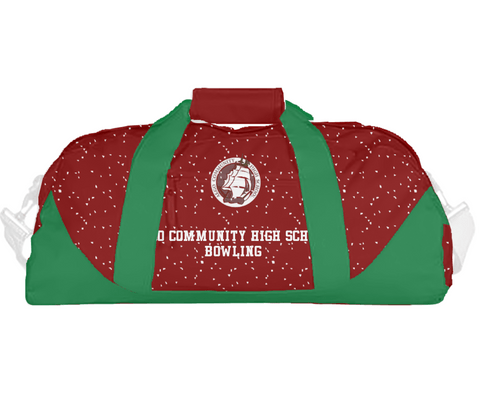 Duffle Bag, Argo Community High School Bowling, Bowling, Teamtime, Team time, sublimation, custom sports apparel, team uniforms, spirit wear, spiritwear, sports uniforms, custom shirts, team store, custom team store, fundraiser sports, apparel fundraiser
