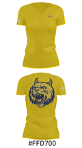 Springfield High School Bowling 98266718 Women's Short Sleeve V-neck Shirt - 21