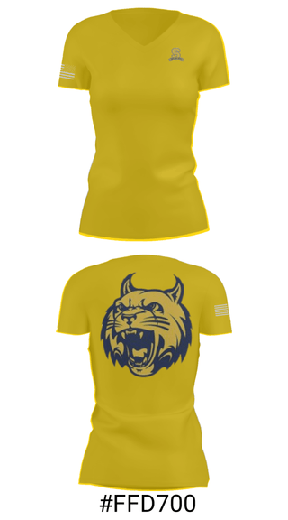 Women's Short Sleeve Vneck Shirt, Springfield High School Bowling, Bowling, Teamtime, Team time, sublimation, custom sports apparel, team uniforms, spirit wear, spiritwear, sports uniforms, custom shirts, team store, custom team store, fundraiser sports, apparel fundraiser