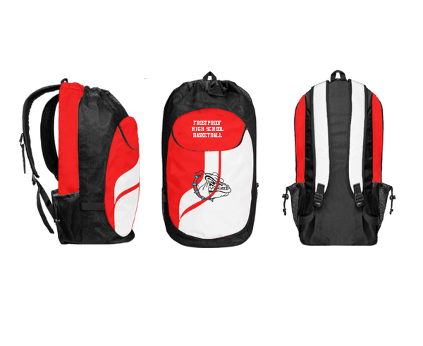 Gear Bag, Frostproof High School Basketball, Men's Basketball, Teamtime, Team time, sublimation, custom sports apparel, team uniforms, spirit wear, spiritwear, sports uniforms, custom shirts, team store, custom team store, fundraiser sports, apparel fundraiser