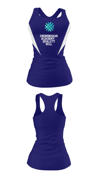 Tank Top, Crossroads Academy – Quality Hill, Spirit Store, Teamtime, Team time, sublimation, custom sports apparel, team uniforms, spirit wear, spiritwear, sports uniforms, custom shirts, team store, custom team store, fundraiser sports, apparel fundraiser