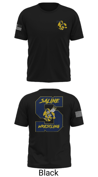 Short Sleeve Performance Shirt, Saline Middle School Wrestling, Wrestling, Teamtime, Team time, sublimation, custom sports apparel, team uniforms, spirit wear, spiritwear, sports uniforms, custom shirts, team store, custom team store, fundraiser sports, apparel fundraiser