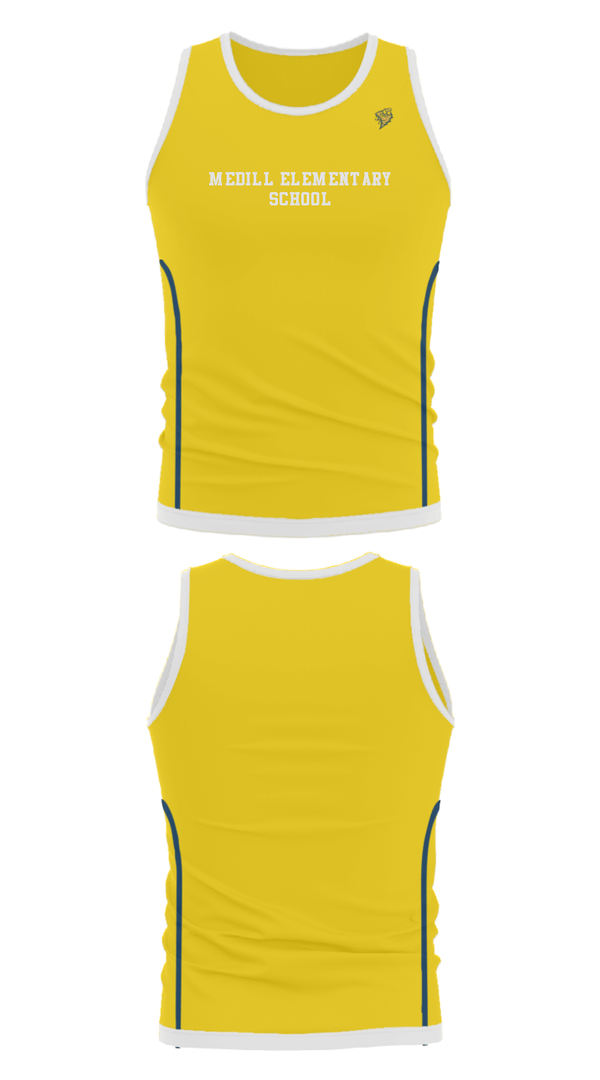 Tank Top, Medill Elementary School, Spirit Store, Teamtime, Team time, sublimation, custom sports apparel, team uniforms, spirit wear, spiritwear, sports uniforms, custom shirts, team store, custom team store, fundraiser sports, apparel fundraiser