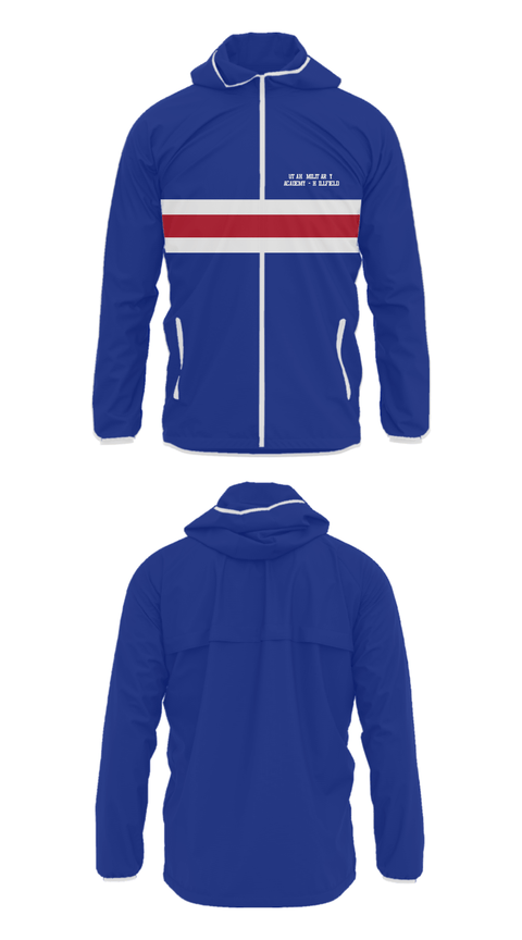 Windbreaker, Utah Military Academy - Hillfield, Men's Basketball, Teamtime, Team time, sublimation, custom sports apparel, team uniforms, spirit wear, spiritwear, sports uniforms, custom shirts, team store, custom team store, fundraiser sports, apparel fundraiser