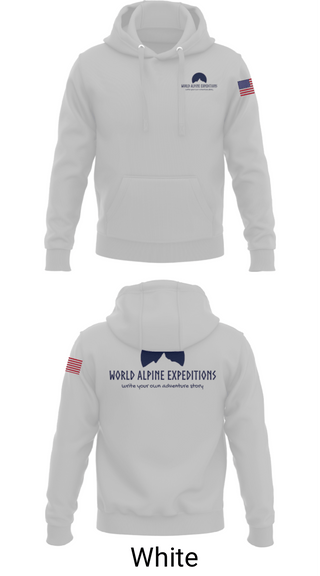 Hoodie, World Alpine Expeditions, , Teamtime, Team time, sublimation, custom sports apparel, team uniforms, spirit wear, spiritwear, sports uniforms, custom shirts, team store, custom team store, fundraiser sports, apparel fundraiser