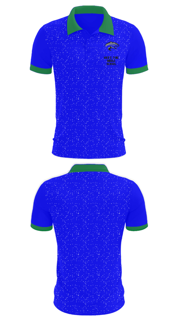 Short Sleeve Performance Polo, White Pine Middle School, Spirit Store, Teamtime, Team time, sublimation, custom sports apparel, team uniforms, spirit wear, spiritwear, sports uniforms, custom shirts, team store, custom team store, fundraiser sports, apparel fundraiser