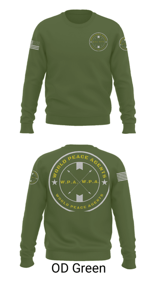 Crew Neck Sweatshirt, , Army, Teamtime, Team time, sublimation, custom sports apparel, team uniforms, spirit wear, spiritwear, sports uniforms, custom shirts, team store, custom team store, fundraiser sports, apparel fundraiser