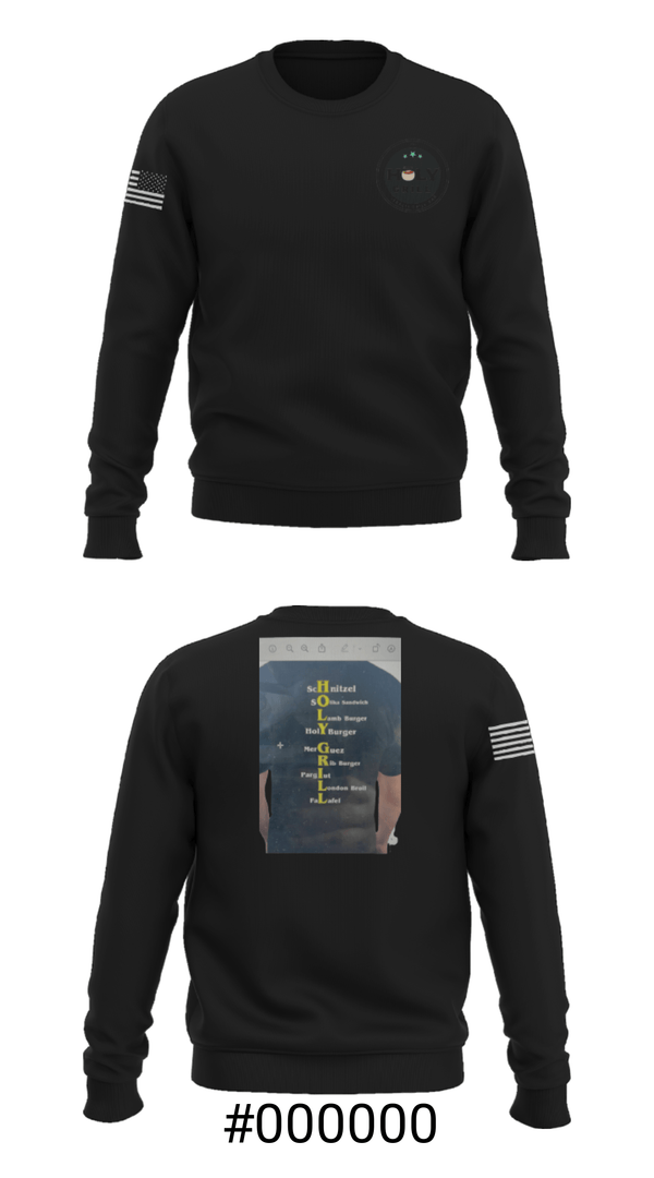 Crew Neck Sweatshirt, Holy Grill, , Teamtime, Team time, sublimation, custom sports apparel, team uniforms, spirit wear, spiritwear, sports uniforms, custom shirts, team store, custom team store, fundraiser sports, apparel fundraiser