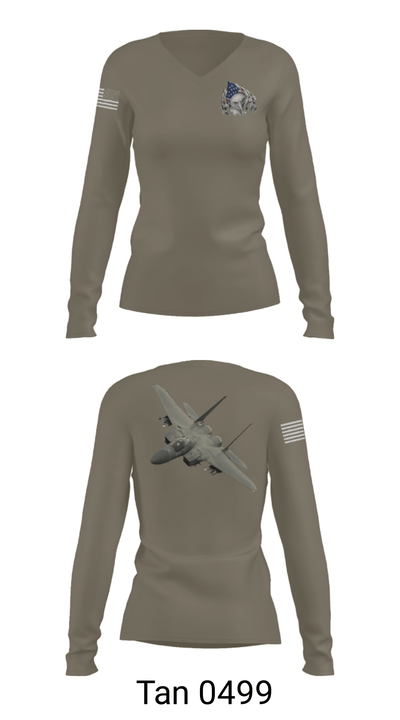 57 FIS 38489790 Women's Long Sleeve V-neck Shirt - 39