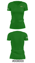 Summerville High School Swimming 14635374 Women's Short Sleeve V-neck Shirt - 20