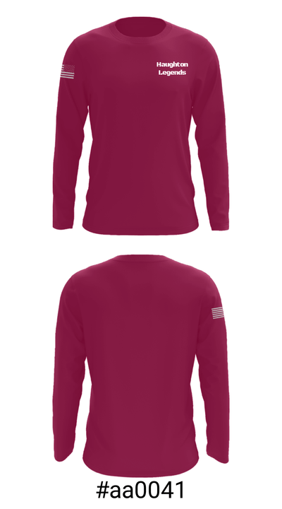 Haughton Legends 60035398 Long Sleeve Performance Shirt - 18