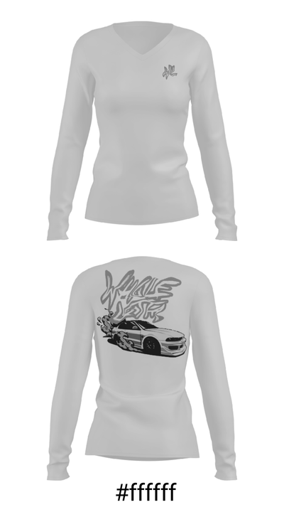 Whole Lotta 18700693 Women's Long Sleeve V-neck Shirt - 20