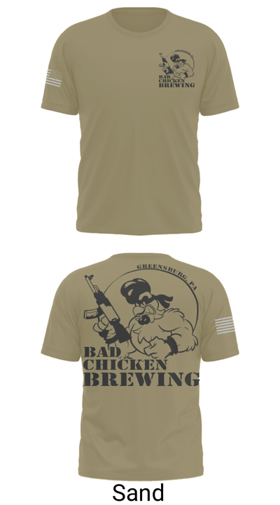 Bad Chicken Brewing 42843068 Short Sleeve Performance Shirt - 46