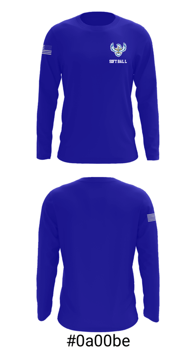 Thunderbird Softball 15197780 Long Sleeve Performance Shirt - 18