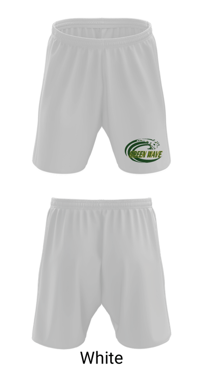 Dover High School Gymnastics 3343662 Athletic Shorts With Pockets - 1