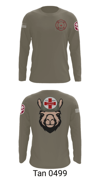 Long Sleeve Performance Shirt, WBAMCAlpha Company, WBAMC, Softball, Teamtime, Team time, sublimation, custom sports apparel, team uniforms, spirit wear, spiritwear, sports uniforms, custom shirts, team store, custom team store, fundraiser sports, apparel fundraiser