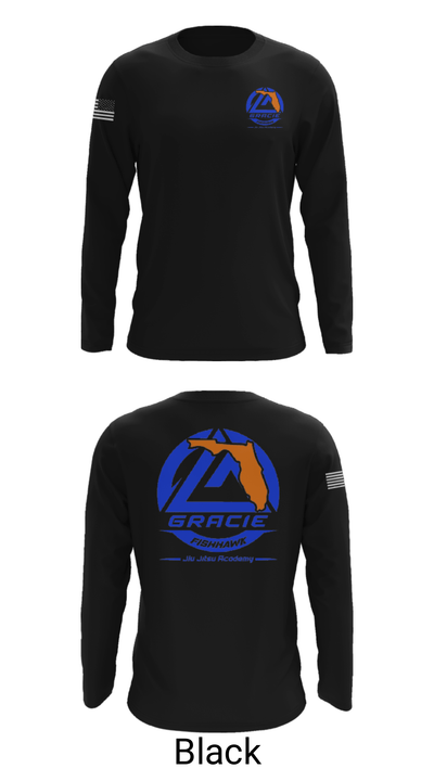 Gracie Fishhawk 59619954 Long Sleeve Performance Shirt - 11