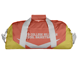 Duffle Bag, North College Hill High School Basketball, Women's Basketball, Teamtime, Team time, sublimation, custom sports apparel, team uniforms, spirit wear, spiritwear, sports uniforms, custom shirts, team store, custom team store, fundraiser sports, apparel fundraiser