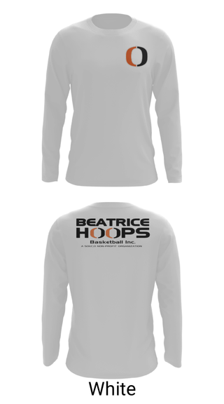 Long Sleeve Performance Shirt, Beatrice Hoops, Spirit Store, Teamtime, Team time, sublimation, custom sports apparel, team uniforms, spirit wear, spiritwear, sports uniforms, custom shirts, team store, custom team store, fundraiser sports, apparel fundraiser