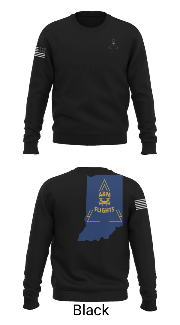 Crew Neck Sweatshirt, A&M FLIGHTS, , Teamtime, Team time, sublimation, custom sports apparel, team uniforms, spirit wear, spiritwear, sports uniforms, custom shirts, team store, custom team store, fundraiser sports, apparel fundraiser