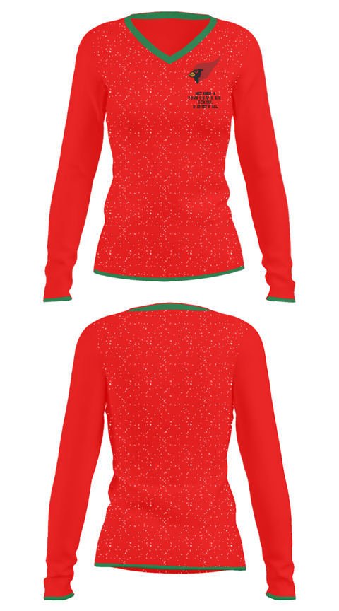 Women's Long Sleeve Vneck Shirt, Metamora Township High School Basketball, Women's Basketball, Teamtime, Team time, sublimation, custom sports apparel, team uniforms, spirit wear, spiritwear, sports uniforms, custom shirts, team store, custom team store, fundraiser sports, apparel fundraiser