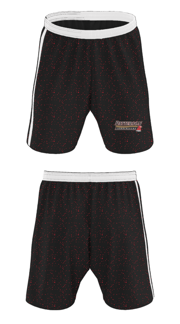 Athletic Shorts With Pockets, Patterson, Men's Basketball, Teamtime, Team time, sublimation, custom sports apparel, team uniforms, spirit wear, spiritwear, sports uniforms, custom shirts, team store, custom team store, fundraiser sports, apparel fundraiser