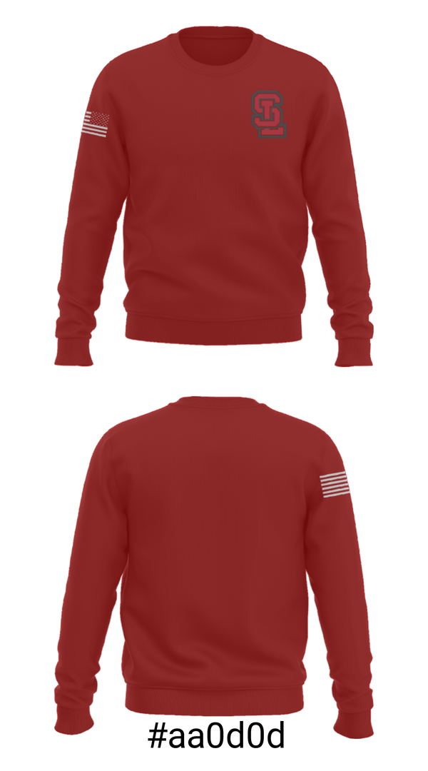 Crew Neck Sweatshirt, Spring Lake High School Hockey, Ice Hockey, Teamtime, Team time, sublimation, custom sports apparel, team uniforms, spirit wear, spiritwear, sports uniforms, custom shirts, team store, custom team store, fundraiser sports, apparel fundraiser