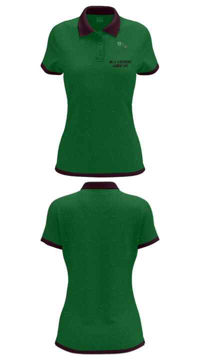 M&J GREENERY LANDSCAPE 54275960 Women's Short Sleeve Performance Polo  - 30