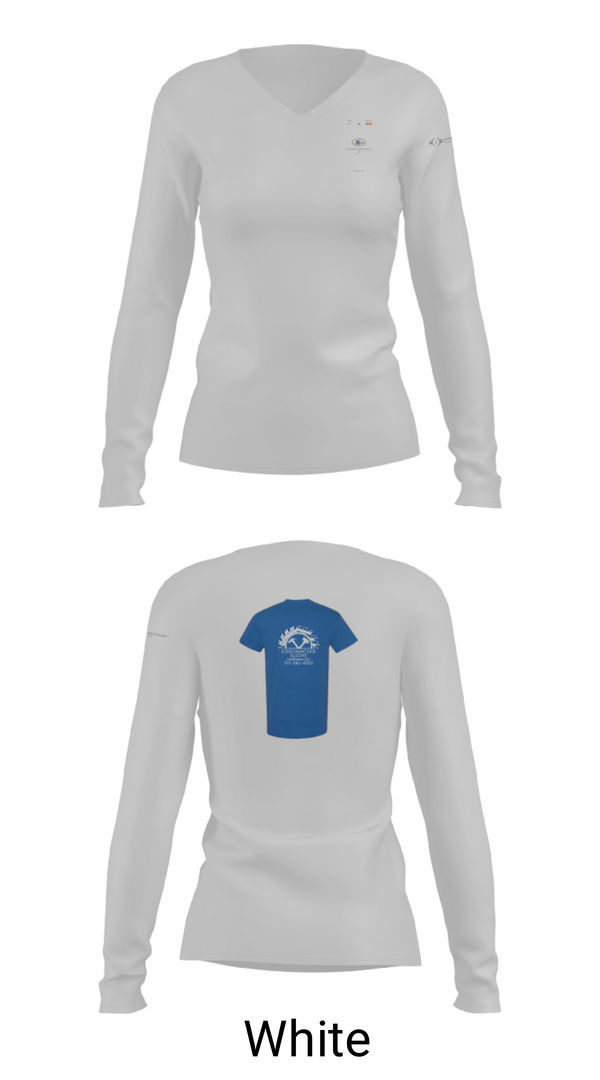 Women's Long Sleeve Vneck Shirt, Essenmacher Handyman Services LLC, , Teamtime, Team time, sublimation, custom sports apparel, team uniforms, spirit wear, spiritwear, sports uniforms, custom shirts, team store, custom team store, fundraiser sports, apparel fundraiser