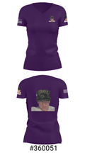 Airborne division 64639973 Women's Short Sleeve V-neck Shirt - 4