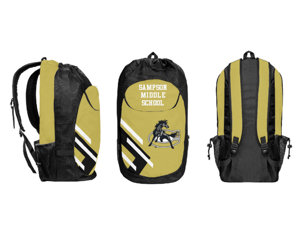 Gear Bag, Sampson Middle School, Spirit Store, Teamtime, Team time, sublimation, custom sports apparel, team uniforms, spirit wear, spiritwear, sports uniforms, custom shirts, team store, custom team store, fundraiser sports, apparel fundraiser
